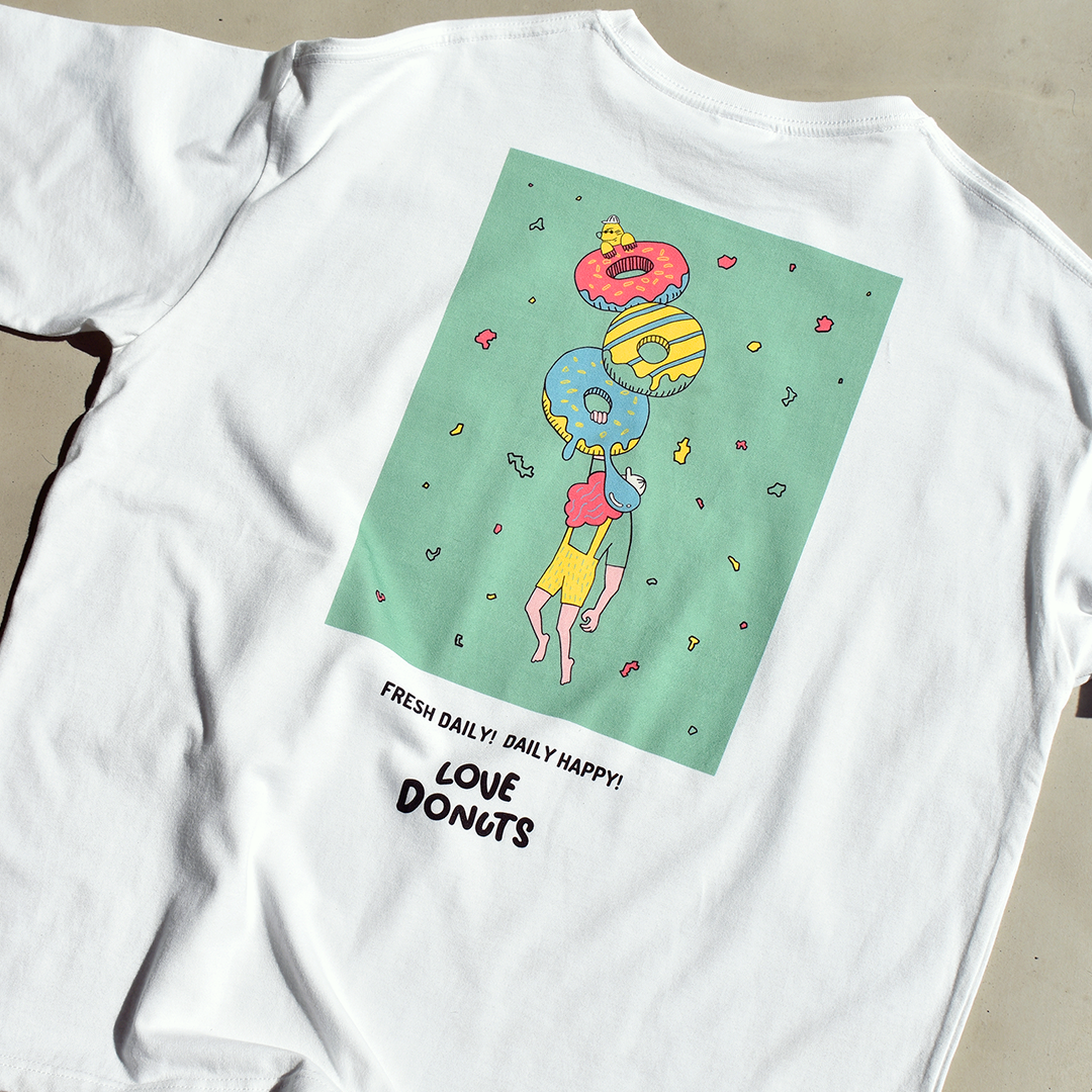 LOVE DONUTS TEE